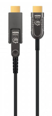 Manhattan 355513 HDMI-kabel 20 m HDMI Typ A (standard) HDMI Typ D (micro) Svart