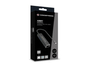 Conceptronic ABBY14B dockningsstationer för bärbara datorer Kabel USB 3.2 Gen 1 (3.1