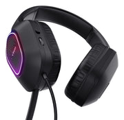 Trust GXT 416 ZIROX Headset Kabel Huvudband Spela USB Type-A Svart