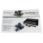 StarTech.com Ventilerad rackmonteringshylla med justerbart monteringsdjup