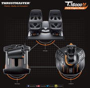Thrustmaster T.16000M FCS Flight Pack Svart USB Flykt Sim Analog / Digital PC