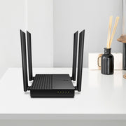 TP-Link ARCHER A64 trådlös router Gigabit Ethernet Dual-band (2,4 GHz / 5 GHz) Svart