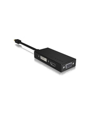 ICY BOX IB-AC1032 Mini DisplayPort DVI-D + VGA (D-Sub) + HDMI Svart