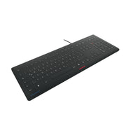 Contour Design Stream tangentbord Universal USB QWERTZ tyska Svart