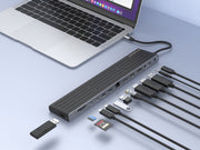Conceptronic DONN32B dockningsstationer för bärbara datorer Kabel USB 3.2 Gen 1 (3.1