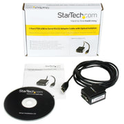 StarTech.com FTDI USB till seriell RS232-kabeladapter med 1 port och optisk isolering