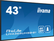 iiyama LH4365UHSB-B1 skyltställ Kioskdesign