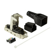 LogiLink MP0044 kabelkontakter RJ-45 Rostfritt stål