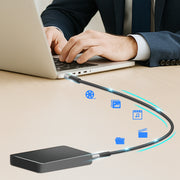 LogiLink CU0434 USB-kablar USB 3.2 Gen 2x2 2 m USB C 20 Gbit/s 100 W Svart