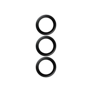 PanzerGlass Hoops Camera Lens Protector Black Samsung Galaxy S25+ Genomskinligt