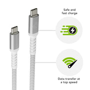 dbramante1928 CB25CCGR7120 USB-kablar USB 2.0 2,5 m USB C 0,48 Gbit/s Vit
