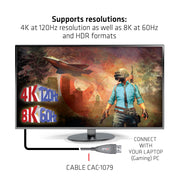 CLUB3D CAC-1079 DisplayPort-kabel 20 m Svart