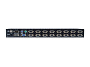 LevelOne KVM-3216 KVM-switchar Rackmontering Svart