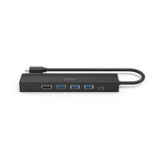 Hama 00200144 gränssnittshubbar USB 3.2 Gen 1 (3.1 Gen 1) Type-C 5000 Mbit/s Svart