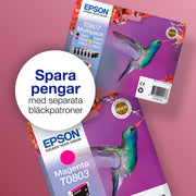 Epson Hummingbird Enpack ljus magenta T0806 Claria Photographic-bläck