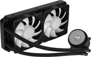 Aerocool Mirage L240 Processor Allt-i-ett vätskekylare Svart