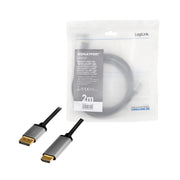 LogiLink CDA0107 videokabeladapter 2 m DisplayPort HDMI Svart
