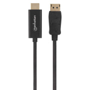 Manhattan 153201 videokabeladapter 1,8 m DisplayPort HDMI Svart