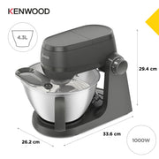 Kenwood KHC30.070GY matberedare 1000 W 4,3 l Rostfritt stål