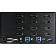 StarTech.com 2-ports DisplayPort KVM-switch för fyra skärmar