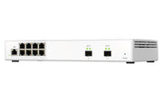 QNAP QSW-M2108-2S nätverksswitchar hanterad L2 2.5G Ethernet (100/1000/2500) Grå