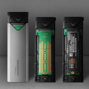 Axagon EEM2-UG2 Hölje för lagringsenheter SSD-inkapsling Svart