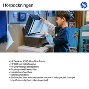 HP DeskJet 4330 Trådlöst All-in-One Färg Skrivare - Termisk bläckstråle - Duplex