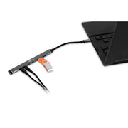 BakkerElkhuizen USB-C Hub 7-in-1 (3A+4C) USB Type-C 5000 Mbit/s Svart