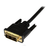 StarTech.com HDDDVIMM2M videokabeladapter 2 m Micro-HDMI DVI-D Svart