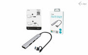 i-tec CAHUBMETALMINI4 gränssnittshubbar USB 3.2 Gen 1 (3.1 Gen 1) Type-A + Type-C