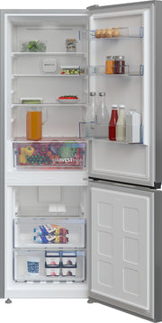 Beko B1RCNA344S kombinerad kyl/frys Fristående 301 l Rostfritt stål