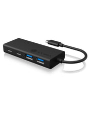 ICY BOX IB-HUB1426-CPD USB 3.2 Gen 1 (3.1 Gen 1) Type-C 5000 Mbit/s Svart