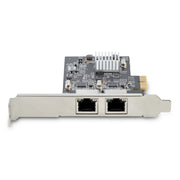 StarTech.com Nätverkskort med 2 portar 2,5 Gbps NBASE-T PCIe - 2x1G