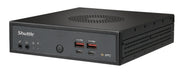 Shuttle Slim AI PC DN11H7 1,35L storlek PC Svart 155H Intel SoC