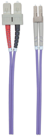 Intellinet 750929 InfiniBand och fiberoptisk kabel 2 m LC SC Violett