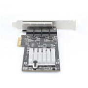 StarTech.com Nätverkskort med 4 portar och 2,5 Gbps NBASE-T PCIe - 4x1G