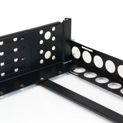 StarTech.com 2U fast 19 tums universella serverrackskenor med justerbart djup