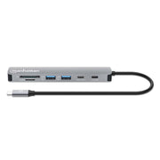 Manhattan 190442 dockningsstationer för bärbara datorer Kabel USB 3.2 Gen 1 (3.1 Gen