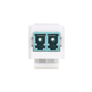 StarTech.com DMFKSLCLCCOUPLER fiberoptikadaptrar LC Vit