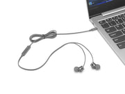 Lenovo 110 Analog Hörlurar Kabel I öra Samtal/musik Grå
