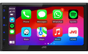 JVC KW-M595DBT radio/digitalmottagare för bil Svart