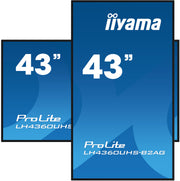 iiyama LH4360UHS-B2AG skyltställ Digital A-skylt
