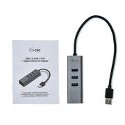 i-tec Metal U3METALG3HUB gränssnittshubbar USB 3.2 Gen 1 (3.1 Gen 1) Type-A 5000