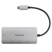 Targus ACH226EU gränssnittshubbar USB 3.2 Gen 1 (3.1 Gen 1) Type-C 5000 Mbit/s Silver