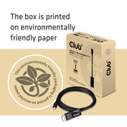 CLUB3D CAC-1557 videokabeladapter 1,8 m USB Type-C DisplayPort Svart