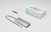 i-tec Metal C31NANOTRIPLEDOCKPD dockningsstationer för bärbara datorer Kabel USB 3.2