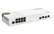 QNAP QSW-M2108-2C nätverksswitchar hanterad L2 2.5G Ethernet (100/1000/2500) Grå