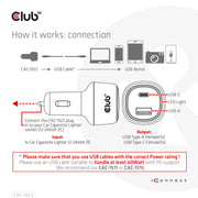 CLUB3D CAC-1922 mobilladdare