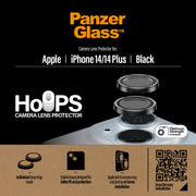PanzerGlass Hoops Camera Lens Protector Black iPhone 14