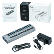 i-tec U3CHARGEHUB13 mobilladdare Universal Grå AC inomhus